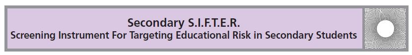 Secondary SIFTER banner