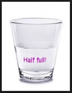 glass is half full