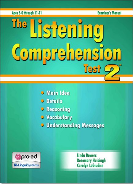listening comprehension test ages 6 pdf