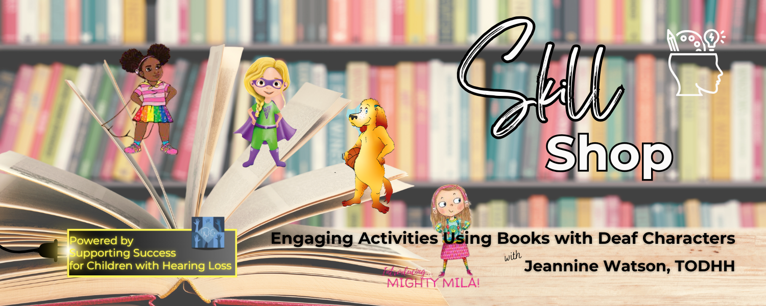 shelf of books in background with text layered on top