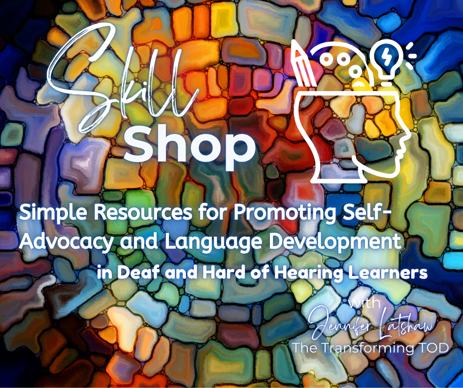 Title image for Skill Shop with colorful background