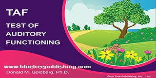 taf agbell Image of the front cover of the Test of Auditory Functioning
